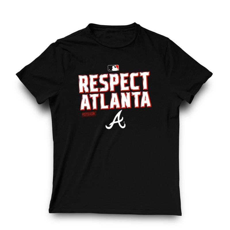 Respect Atlanta Braves Postseason T-Shirt - Celebrate The Victory! - Image 3