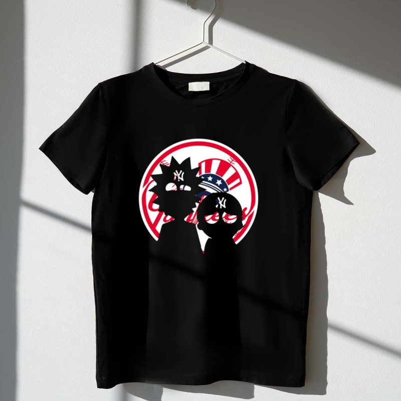 Rick and Morty New York Yankees baseball shirt t shirt 1 1