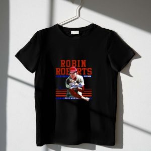 Robin Roberts Philadelphia Phillies Signature T-Shirt for Baseball Fans