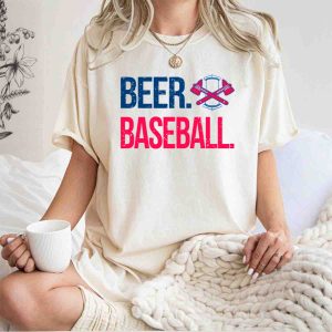 Rome Braves Beer Baseball Axe T-Shirt - Fun Graphic Tee For Fans