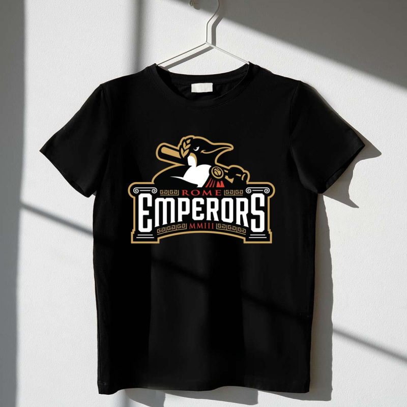 Rome Emperors Baseball Logo T-Shirt – Perfect For Fans And Players