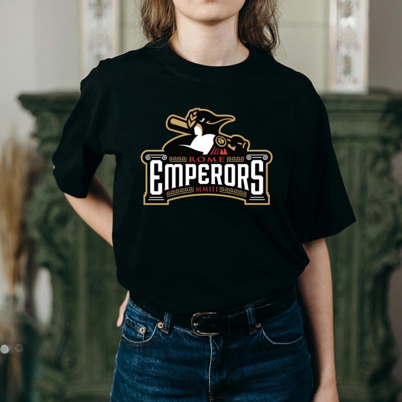 Rome Emperors Baseball Logo T-Shirt – Perfect For Fans And Players - Image 2
