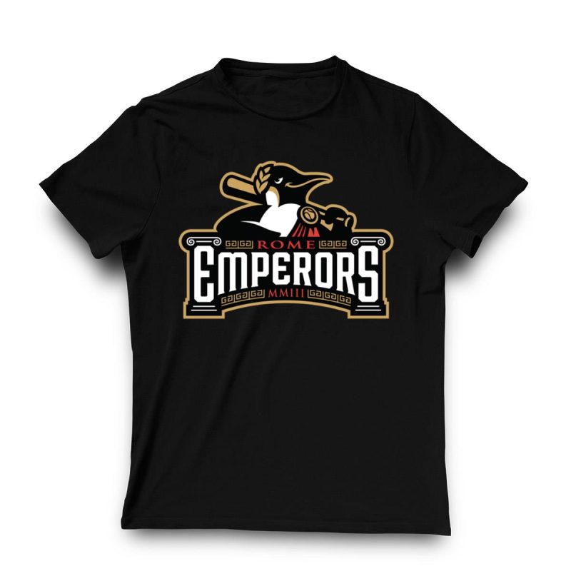Rome Emperors Baseball Logo T-Shirt – Perfect For Fans And Players - Image 3