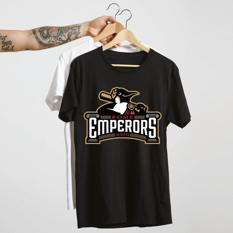 Rome Emperors Baseball Logo T-Shirt – Perfect For Fans And Players - Image 4