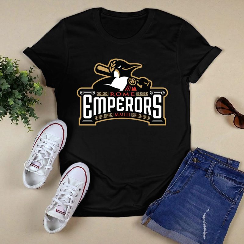 Rome Emperors Baseball Logo T-Shirt – Perfect For Fans And Players - Image 5
