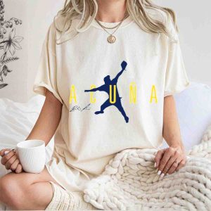 Ronald Acuña Jr Atlanta Braves Signature T-Shirt - Air Acuña Ii Design