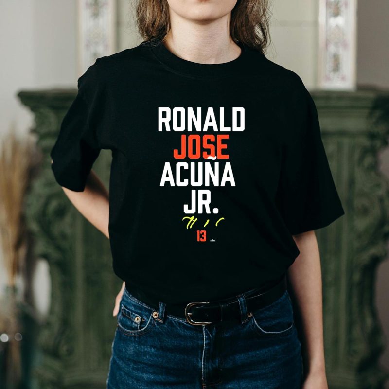 Ronald Acuña Jr Atlanta Braves 13 T-Shirt - Stylish Fan Apparel - Image 2