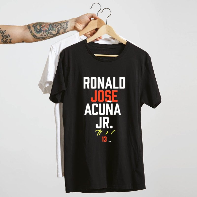 Ronald Acuña Jr Atlanta Braves 13 T-Shirt - Stylish Fan Apparel - Image 4