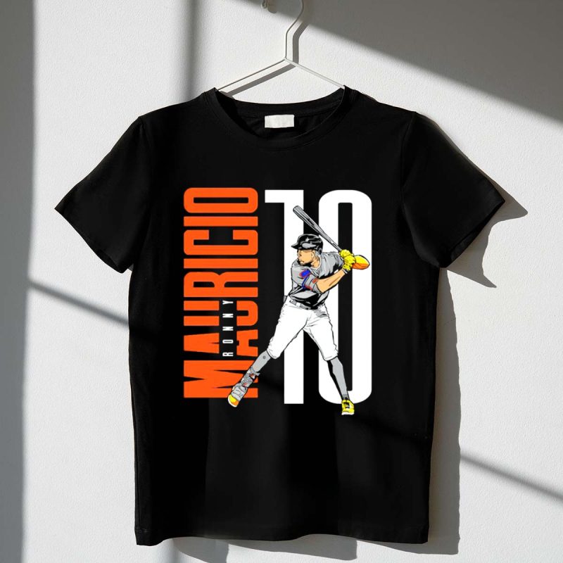 Ronny Mauricio 10 New York Mets Baseball Player T Shirt t shirt 1 1