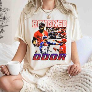 Rougned Odor Texas Blue Jays Brawl Action T-Shirt For Fans