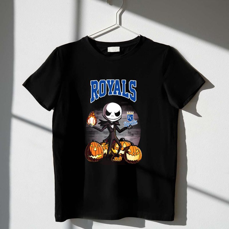 Royals Jack Skellington Halloween Kansas City Royals T Shirt t shirt 1 1