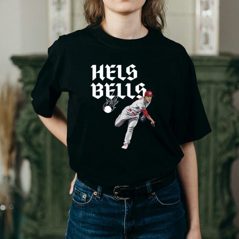 Ryan Helsley Hells Bells Graphic T-Shirt – Unisex Baseball Fan Gift - Image 2