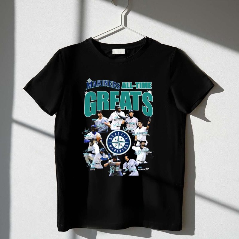 SEATTLE MARINERS ALL TIME GREATS T Shirt t shirt 1 1