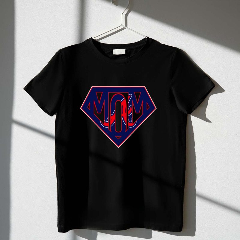 Super Mom Braves Baseball Logo T-Shirt - Perfect For Team Spirit!