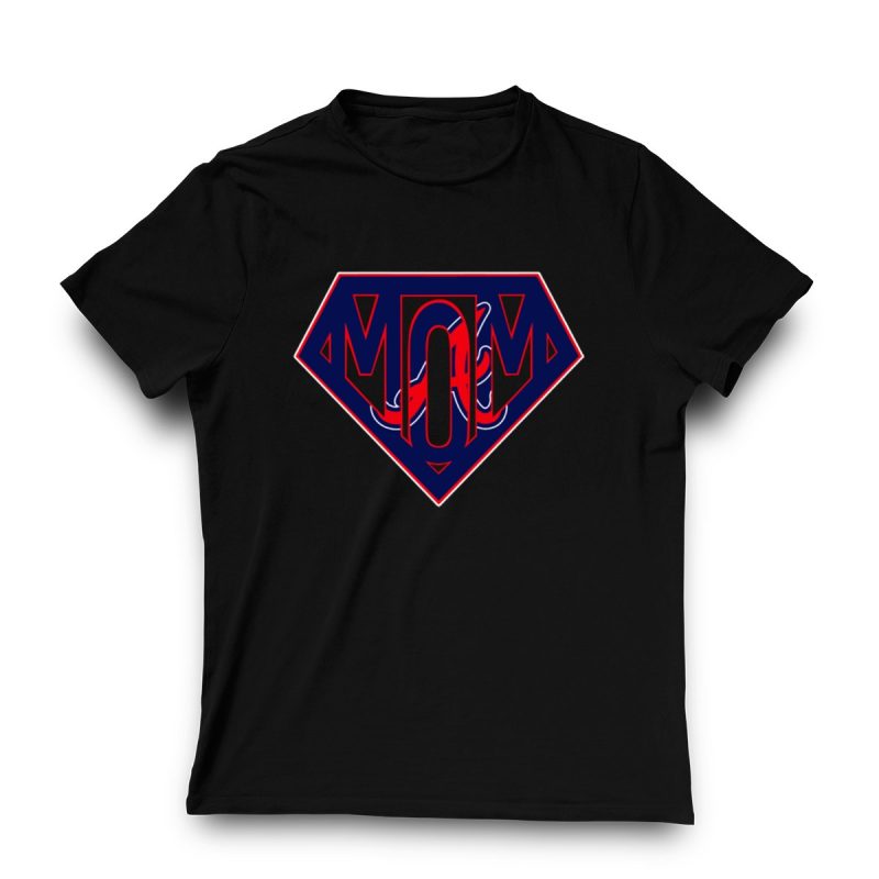 Super Mom Braves Baseball Logo T-Shirt - Perfect For Team Spirit! - Image 3