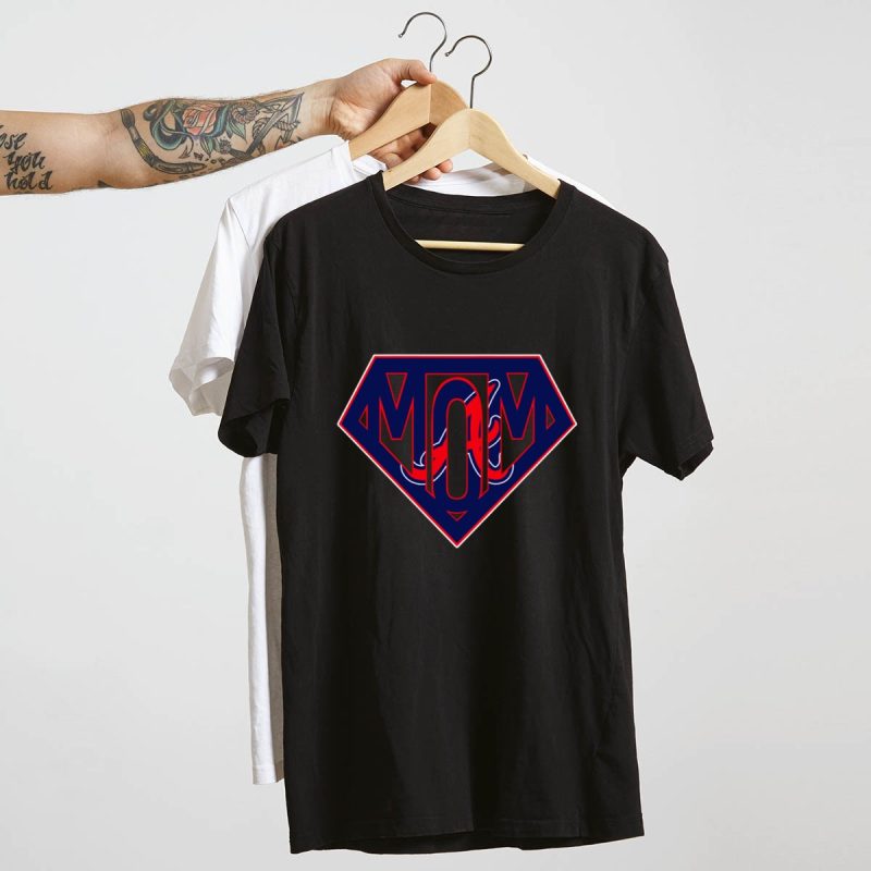 Super Mom Braves Baseball Logo T-Shirt - Perfect For Team Spirit! - Image 4
