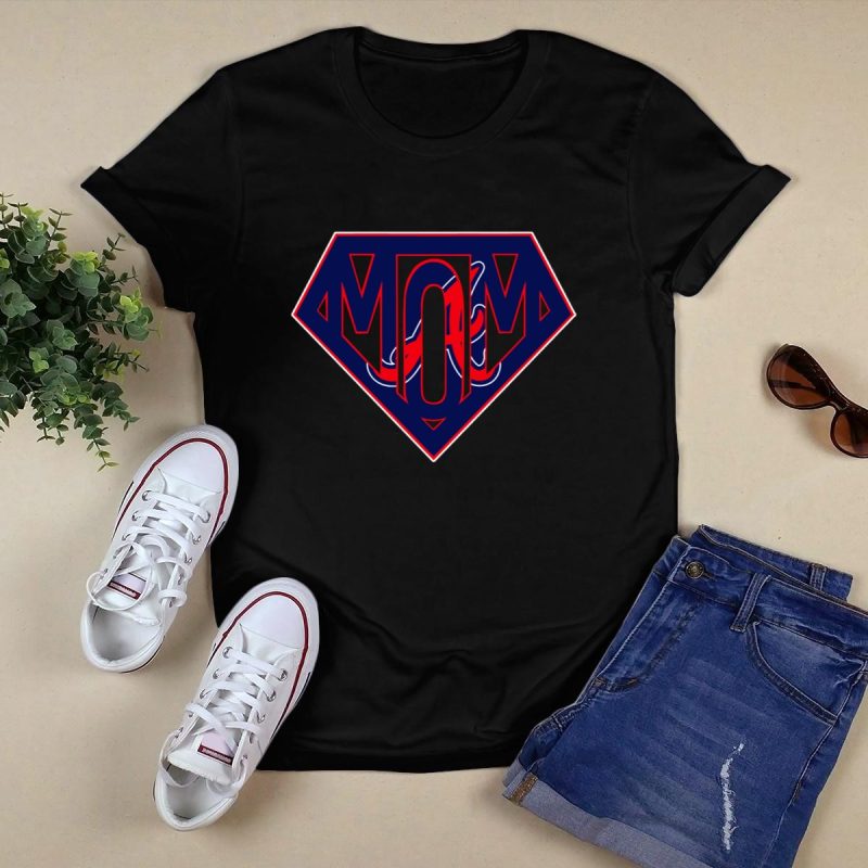 Super Mom Braves Baseball Logo T-Shirt - Perfect For Team Spirit! - Image 5