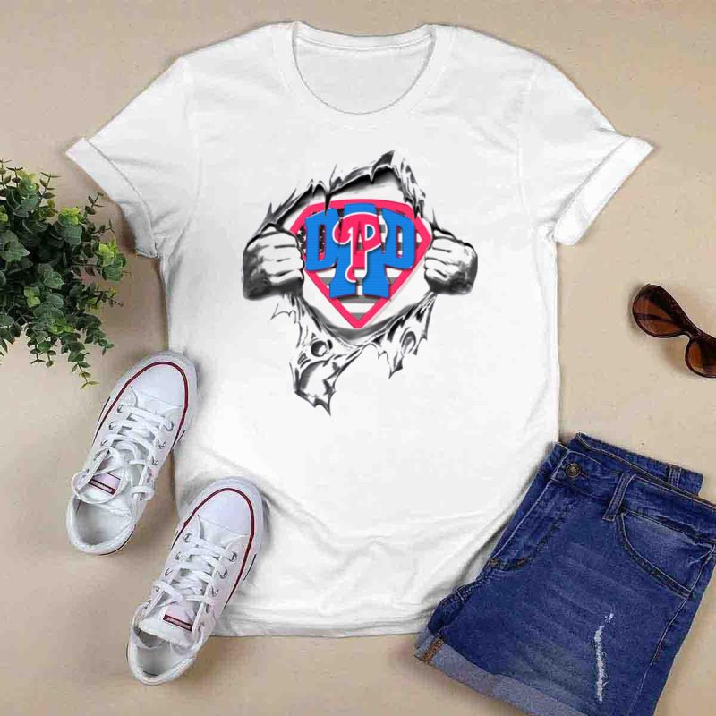 Proud Superdad Philly Phillies Logo T-Shirt for Dedicated Fathers - Image 6