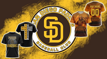 San Diego Padres AOP T Shirt