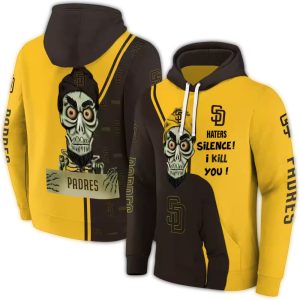 San Diego Padres Achmed Skull All-Over Print Hoodie For Fans