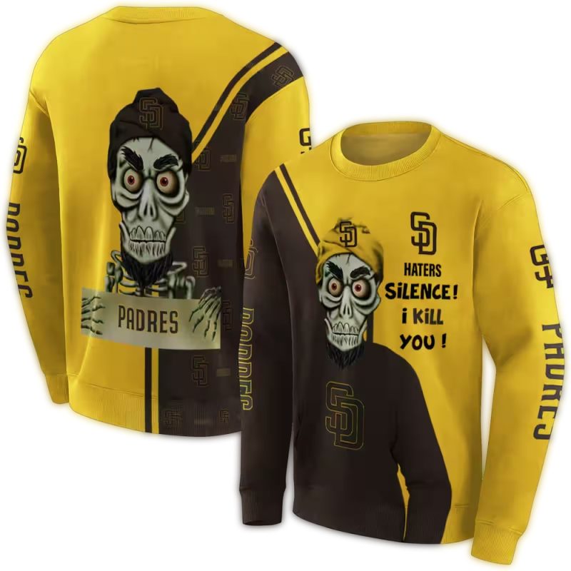 San Diego Padres Achmed Skull AOP Sweatshirt 1