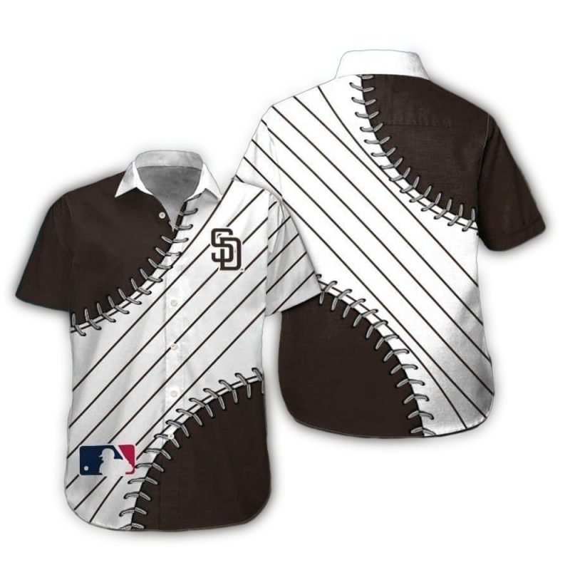 San Diego Padres Ball Hawaiian Shirt 1