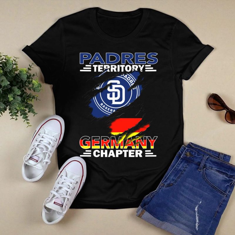 San Diego Padres Baseball Germany Chapter Padres Territory T Shirt Black 1
