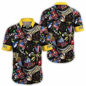San Diego Padres Hawaiian Shirt - Carnival Spirit Design For Fans