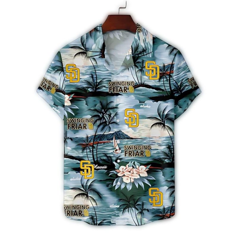 San Diego Padres Coastal Classic Hawaiian Shirt 1
