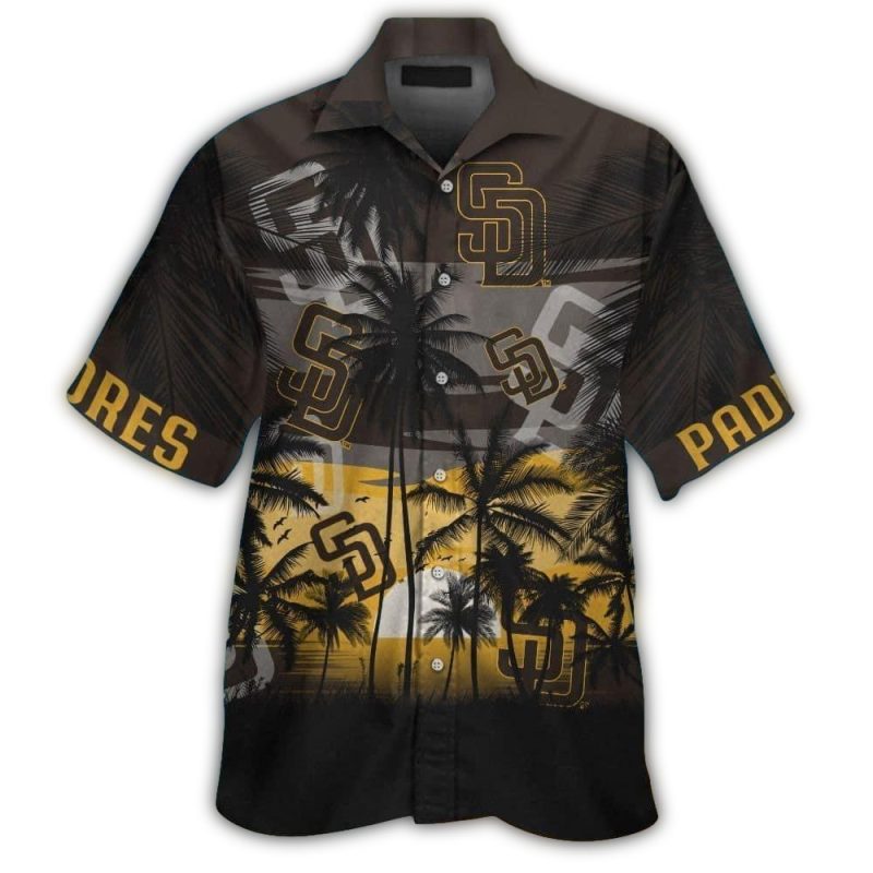 San Diego Padres Coconut Beach Dawn Summer Vacation Hawaiian Shirt 1
