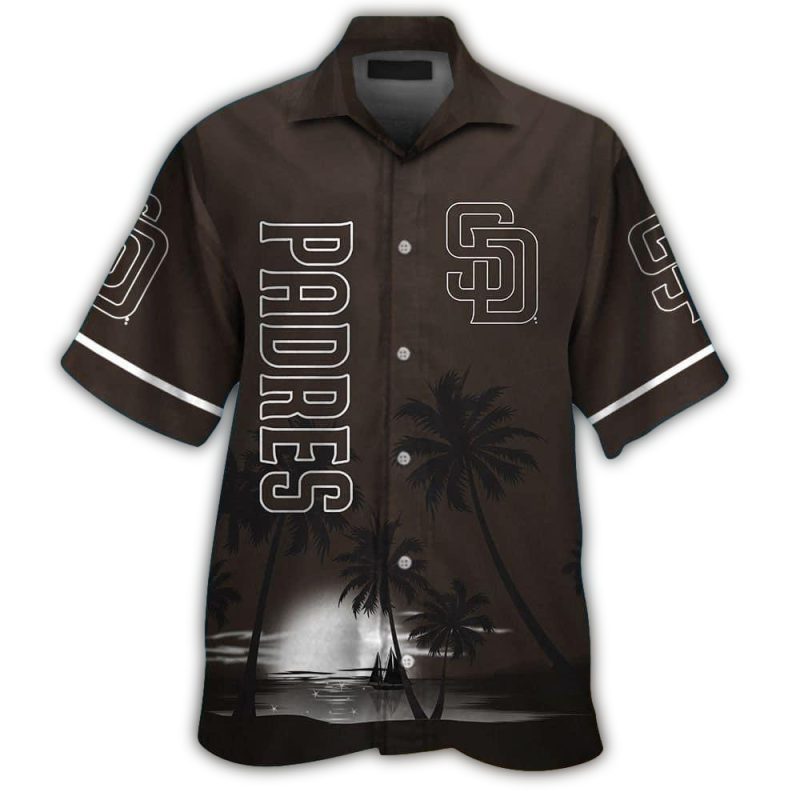 San Diego Padres Coconut Night Beach Hawaiian Shirt 1