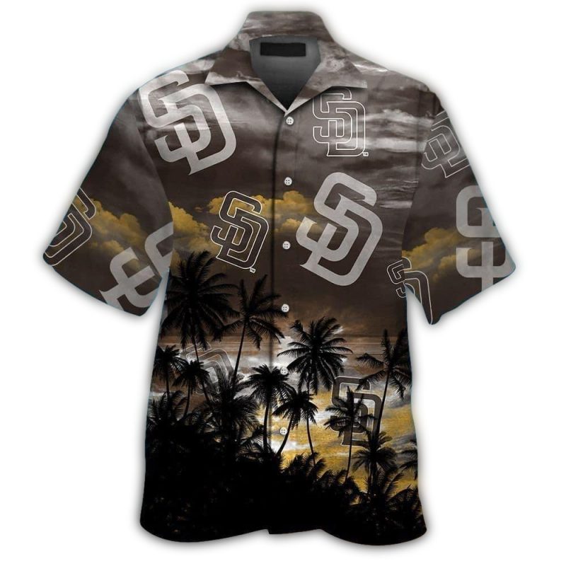 San Diego Padres Coconut Sunset Tropical Hawaiian Shirt 1