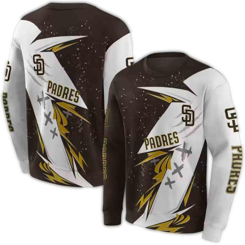 San Diego Padres Dynamic Slash AOP Sweatshirt 1