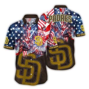 San Diego Padres Fireworks Hawaiian Shirt - Perfect Summer Style