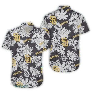 Vintage San Diego Padres Floral Leaf Hawaiian Shirt For Men