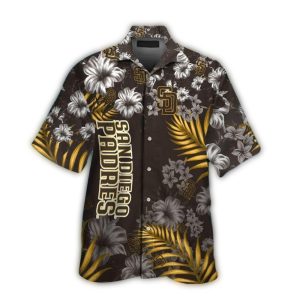 San Diego Padres Floral Print Hawaiian Shirt For Ultimate Comfort