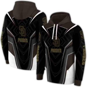 Futuristic San Diego Padres All-Over Print Hoodie For Fans