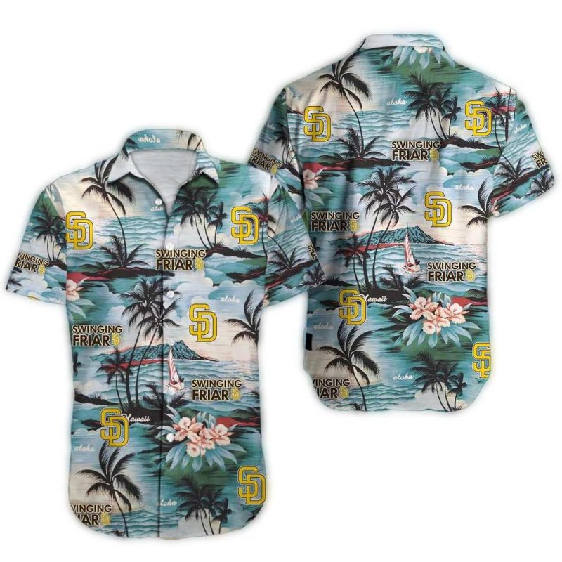 San Diego Padres Island Summer Vacation Hawaiian Shirt 1