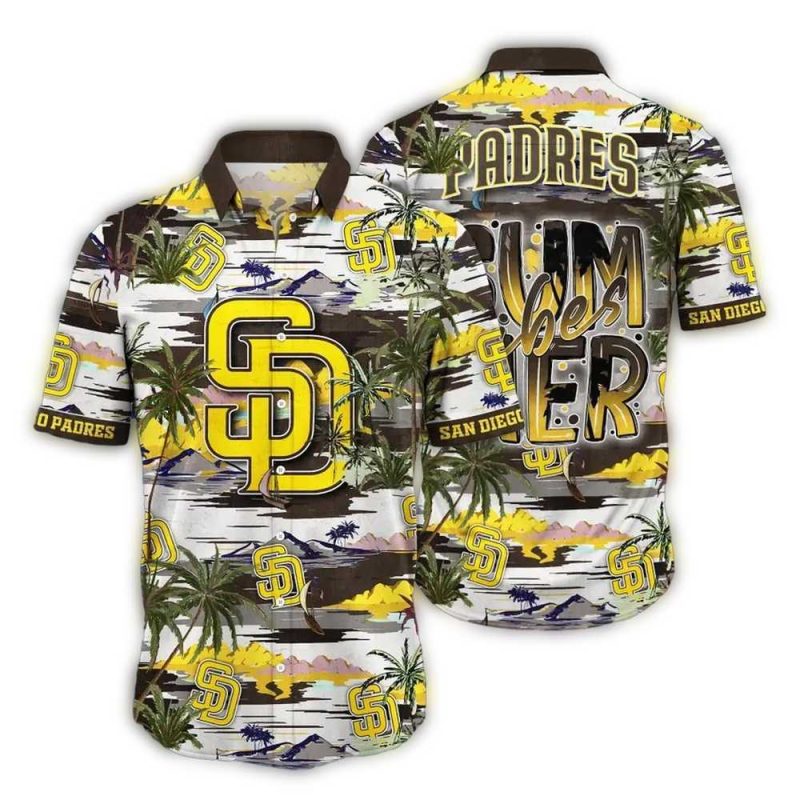 San Diego Padres Island Summer Vibes Hawaiian Shirt 1