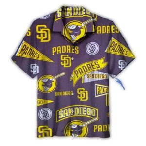 San Diego Padres Logo Hawaiian Shirt - Tropical Style For Fans