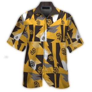 Vintage San Diego Padres Logo Hawaiian Shirt For Fans
