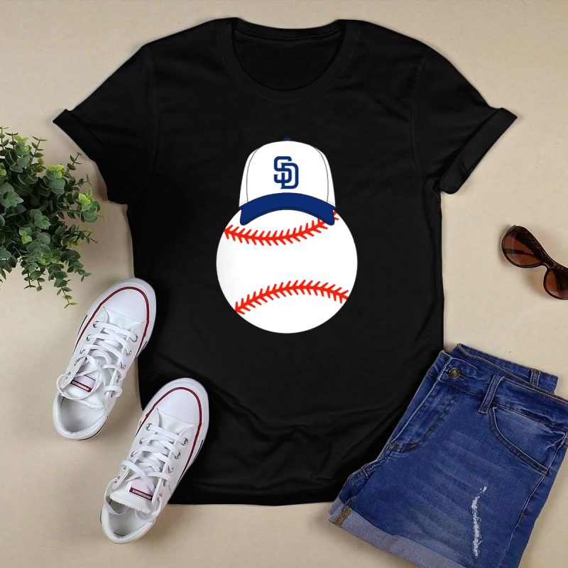 San Diego Padres Mickey Mouse Baseball Cap T Shirt Black 1