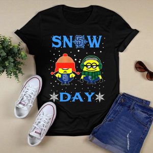 San Diego Padres Minion Fans Celebrate Snow Day T-Shirt For Kids