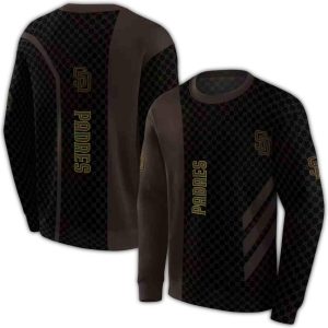 San Diego Padres Monogram All-Over Print Sweatshirt For Fans