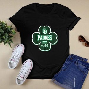 San Diego Padres St Patrick'S Day 1969 Shamrock T-Shirt For Fans