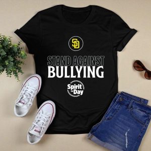 San Diego Padres Stand Against Bullying Spirit Day T-Shirt For Fans
