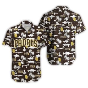 San Diego Padres Sunset Palms Hawaiian Shirt For Beach Lovers