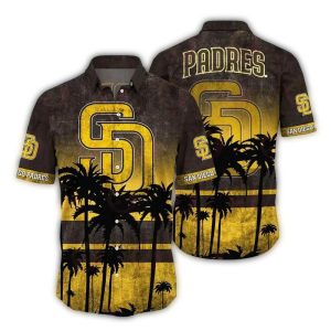 San Diego Padres Sunset Vibes Hawaiian Shirt For Beach Lovers