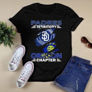 San Diego Padres Territory Oregon Chapter State Seal T-Shirt