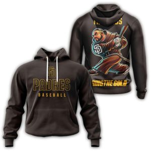 San Diego Padres All Over Print Hoodie - Bring The Gold Style